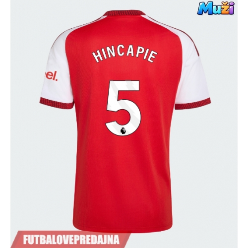 Lacne Muži Futbalové dres Arsenal Piero Hincapie #5 2026-27 Krátky Rukáv - Domáci